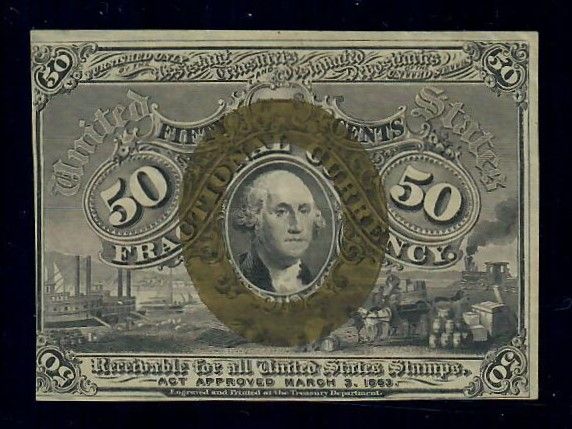 Fr. 1316 50c Second Issue Fractional Currency Red Back VF