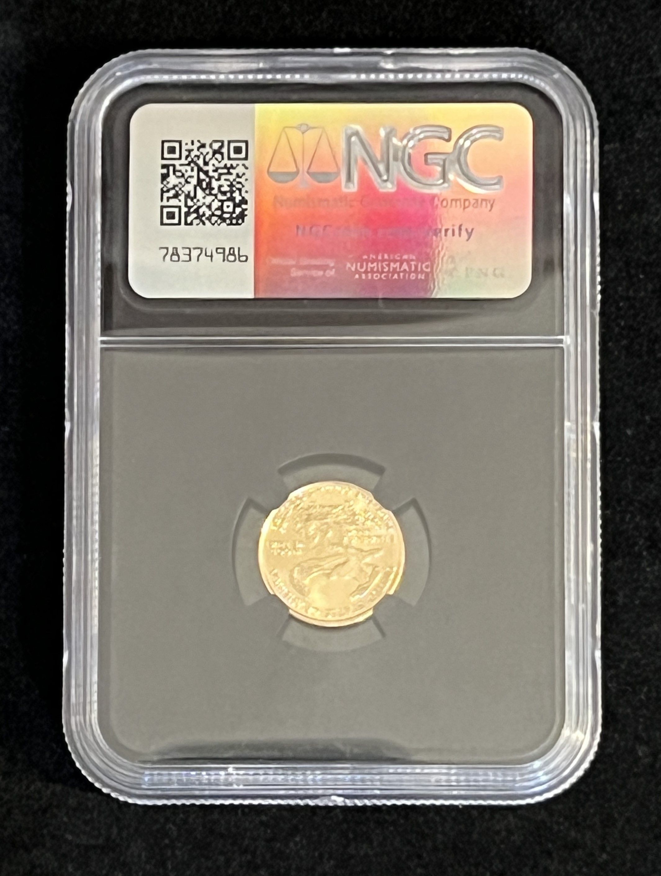 1997 $5 1/10 oz American Gold Eagle Fine Vault Box Un Vaulted NGC X MS 9.9