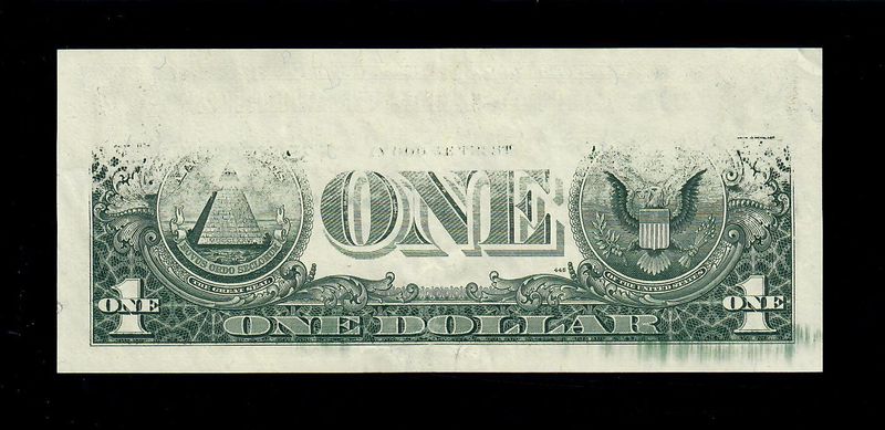 1988 $1 Federal Reserve Cleveland Insufficient Ink & Ink Smear Error UNC 1988 $1 Federal Reserve Cleveland Insufficient Ink & Ink Smear Error UNC
