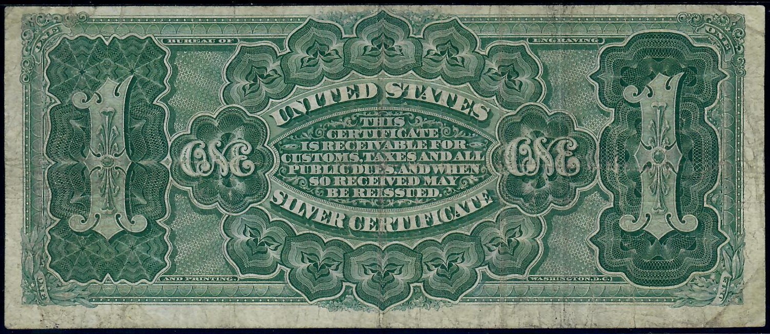 1886 $1 Silver Certificate **Martha**  Fr. 216 Very Fine