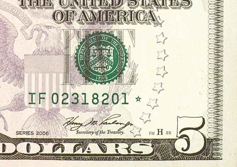 $5 2006 Fr. 1993-F* Federal Reserve ATLANTA Pack 100 Star Notes Consecutive UNC