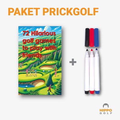 Skapa skratt med Prickgolf och boken.