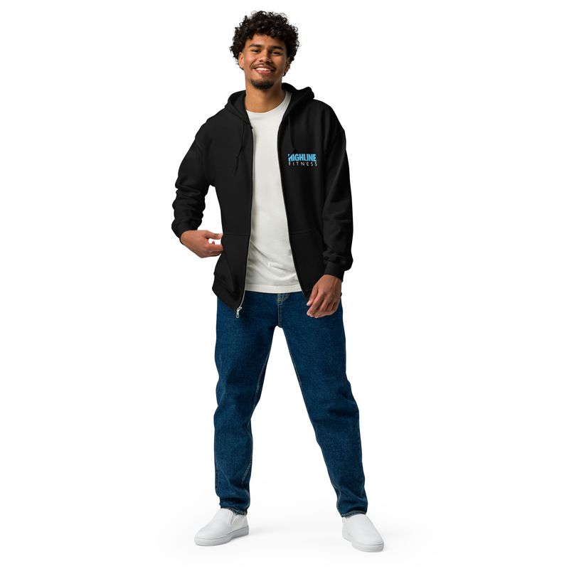 Highline unisex zip hoodie