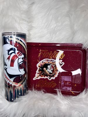 FSU Inspired 20oz Tumbler W/ Tray