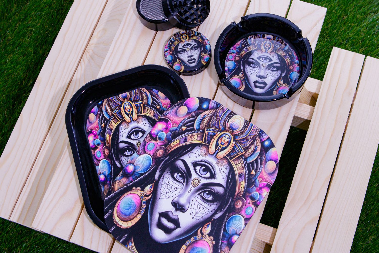 Third Eye Divine Goddess Tray with Magnetic Lid