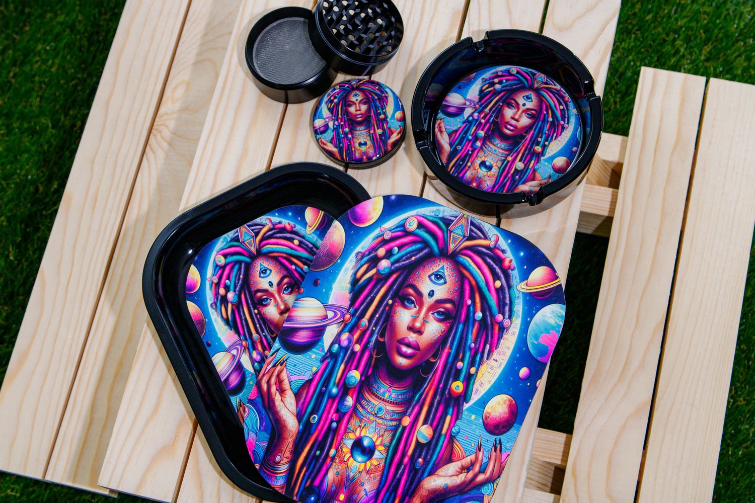 Third Eye Divine Goddess Tray with Magnetic Lid