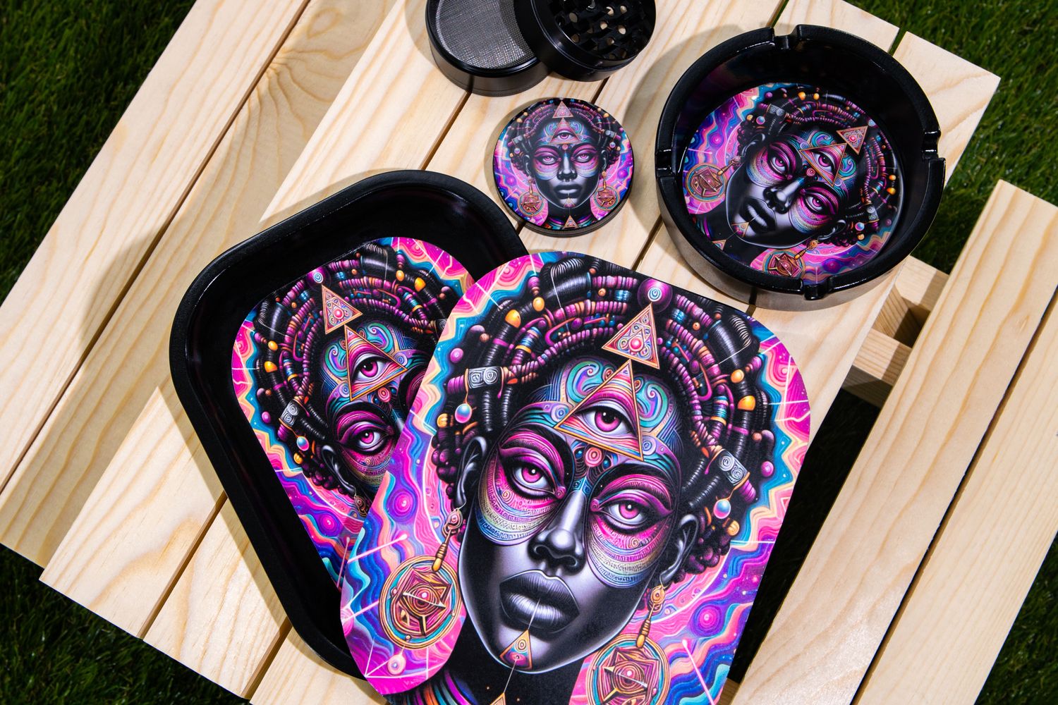 Third Eye Divine Goddess Tray with Magnetic Lid