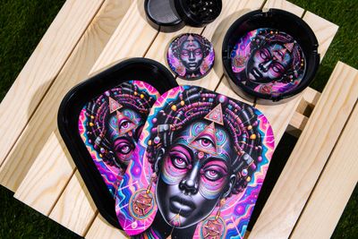 Third Eye Divine Goddess Tray with Magnetic Lid