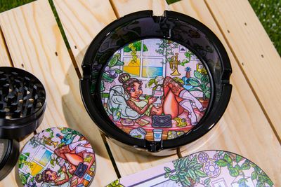 Custom 3inch Glass Ashtray