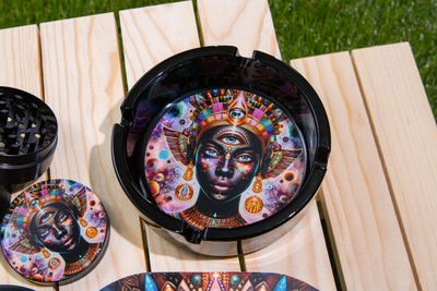 Custom 3inch Glass Ashtray
