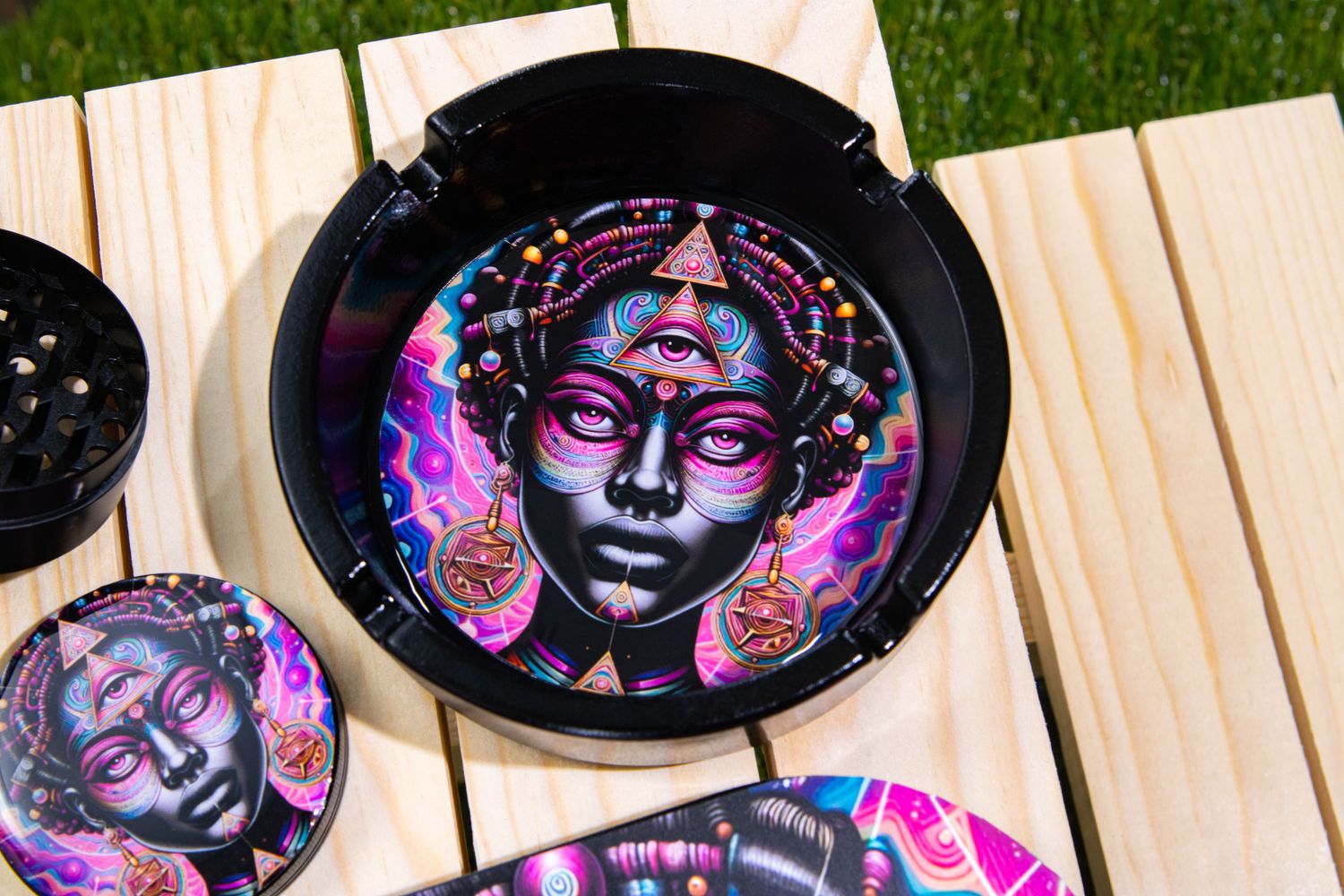Custom 3inch Glass Ashtray