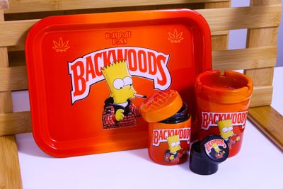 Backw00ds Custom Rolling Tray Set