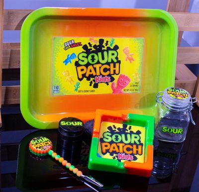 Sour Custom Rolling Tray Set