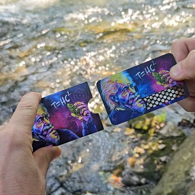 T= Hc² Metal Grinder Card Wallet Size