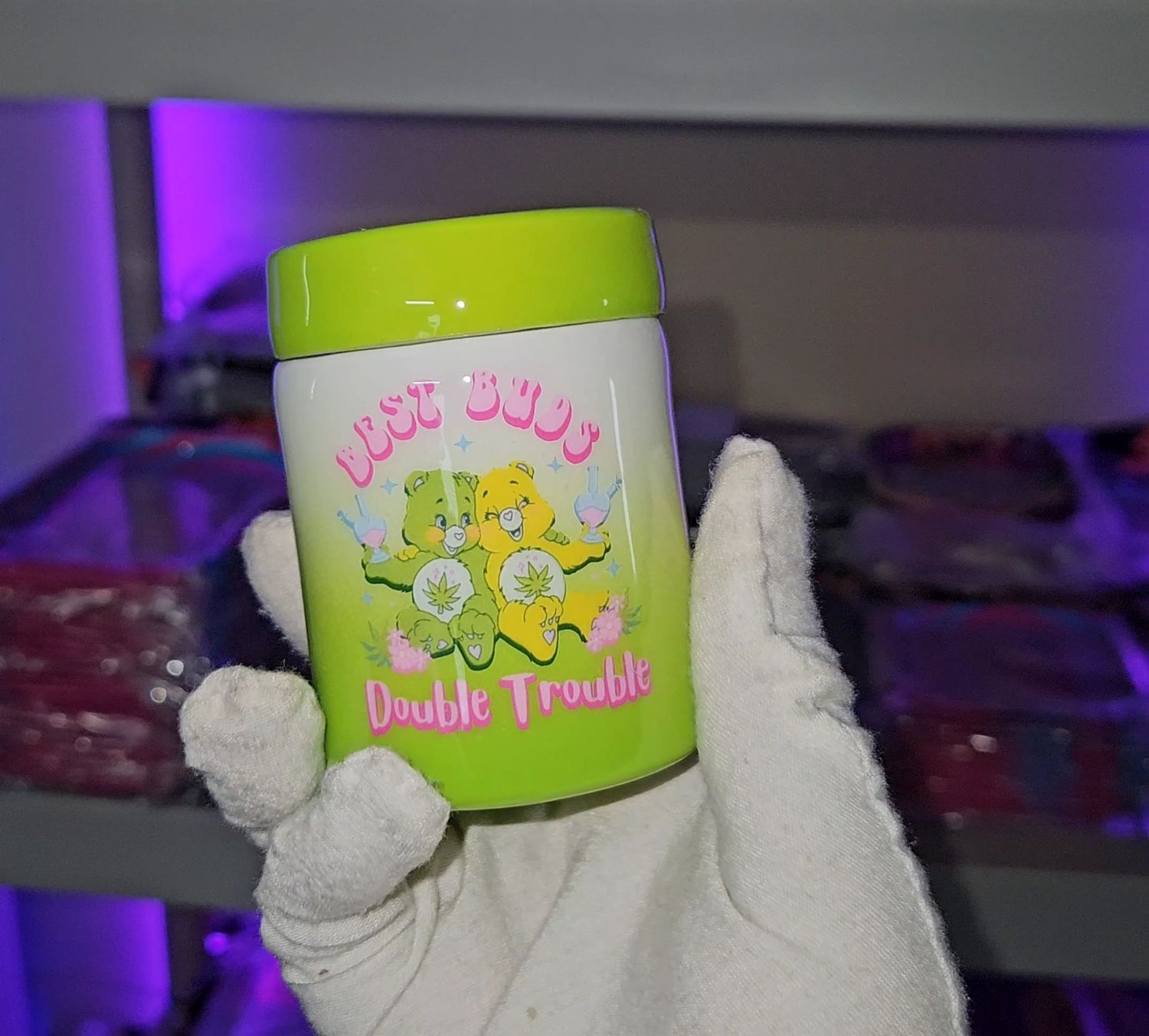Double Trouble Bears Stash Jar