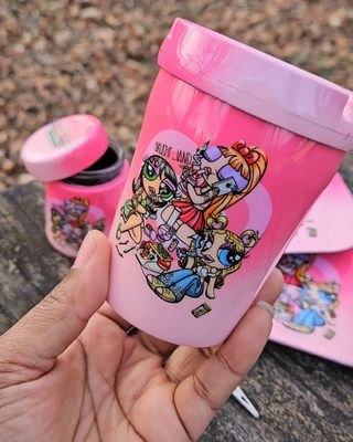 Flower Puff Girls Car Ashtray (Resin)