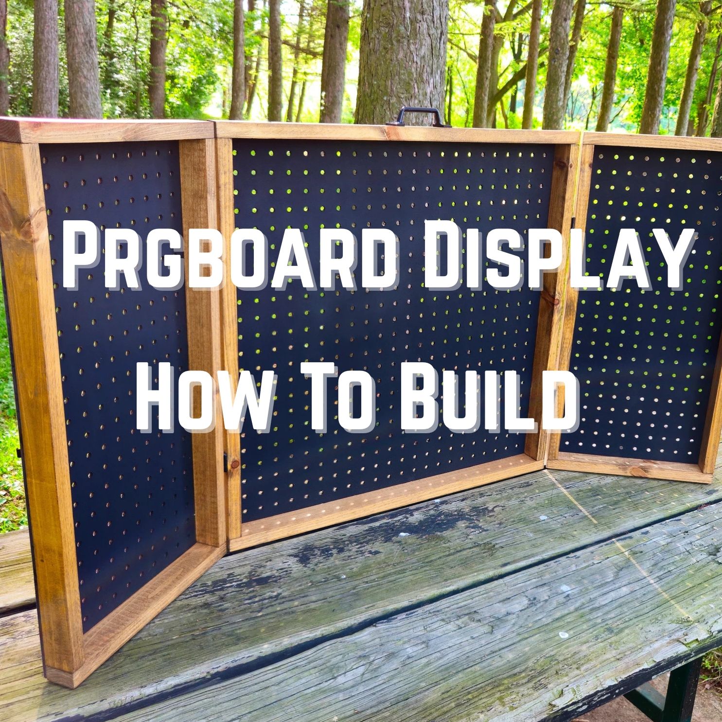 How To Build A Pegboard Display