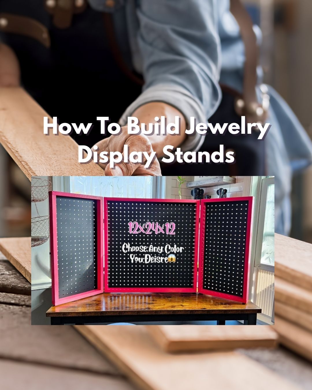 How To Build A Jewelry Display Stand