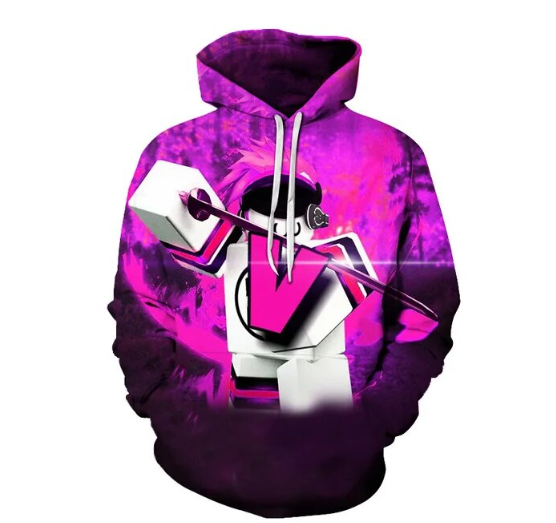 ​New ROBLOX Digital Printing Hooded Sweatshirt