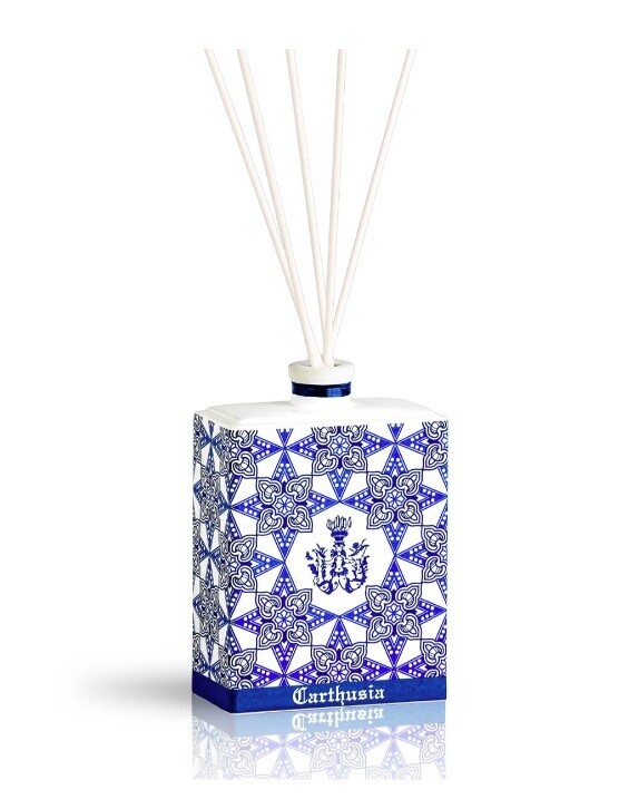 Ceramic 500ml Blue Bottle