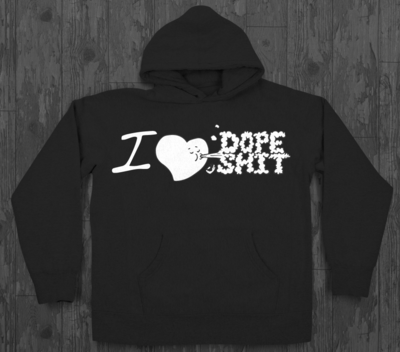 I love dope shit Unisex hoodie