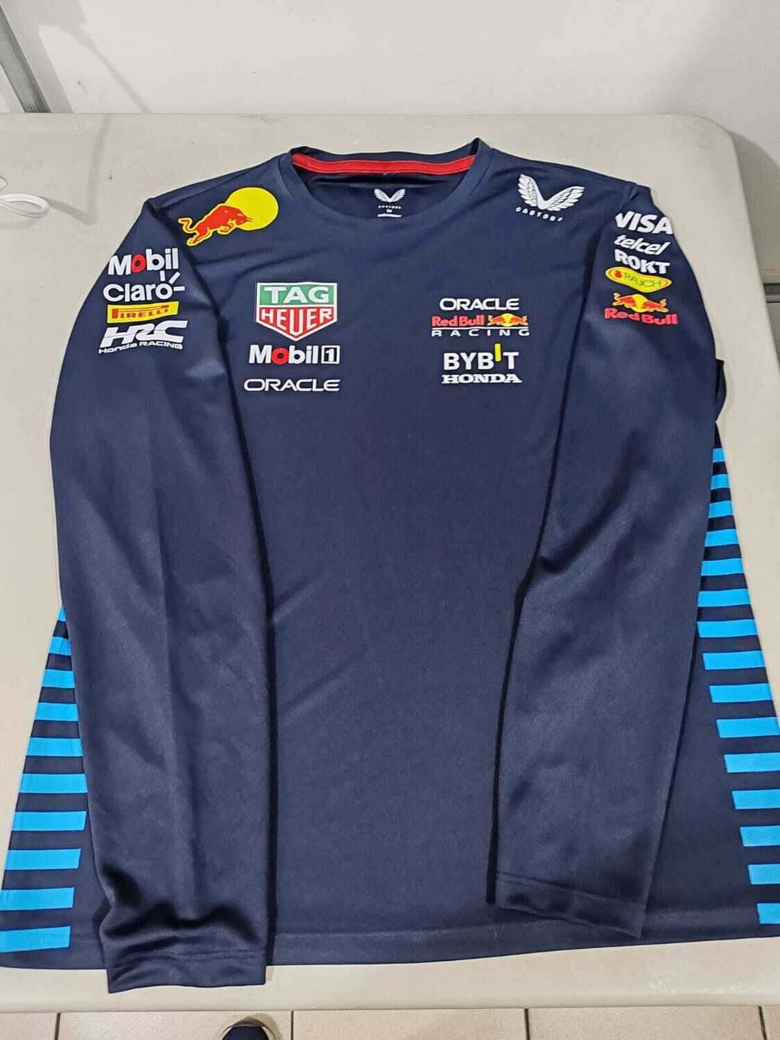 Playera Manga Larga Red Bull 2024