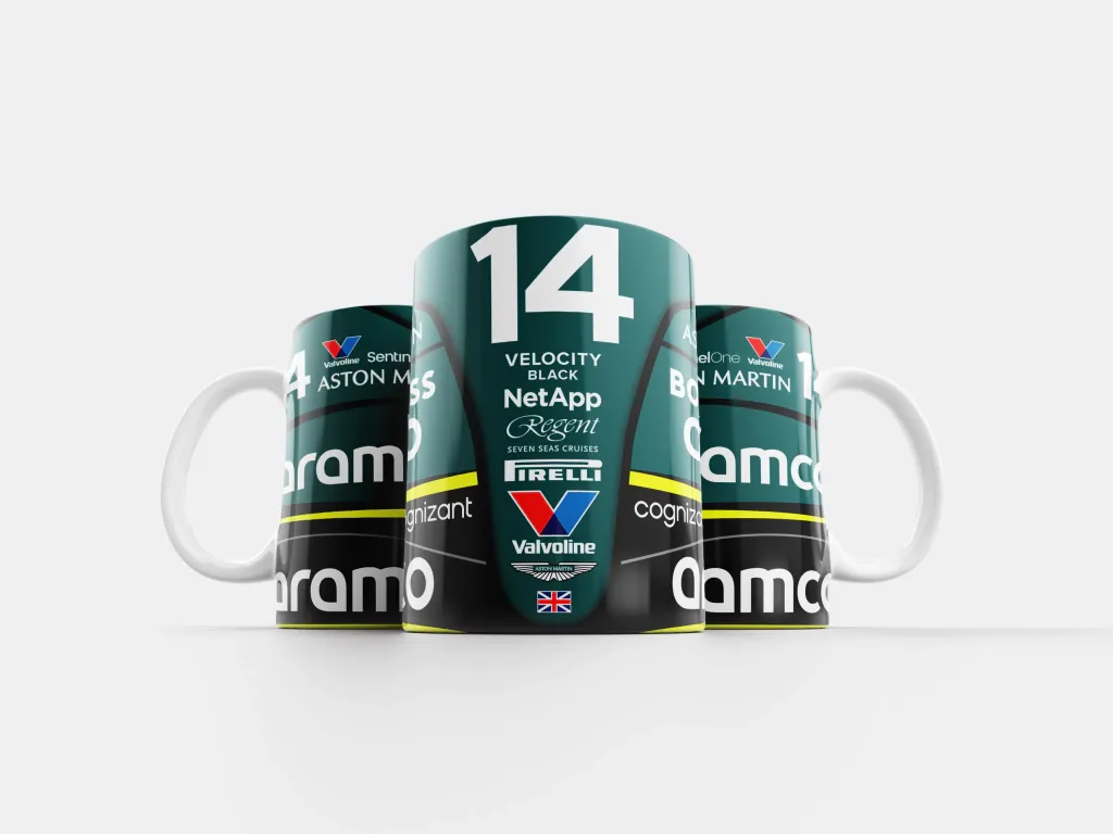 Taza Fernando Alonso Aston Martin Nº14 2024