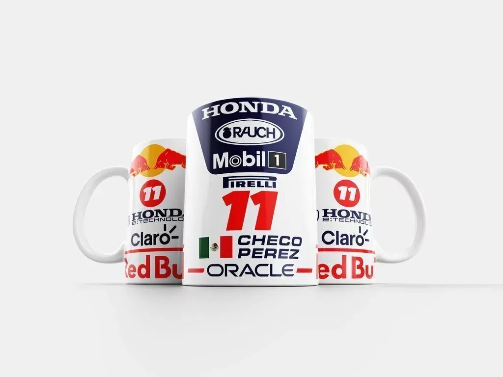 Taza Checo Perez Red Bull Nº11 2021