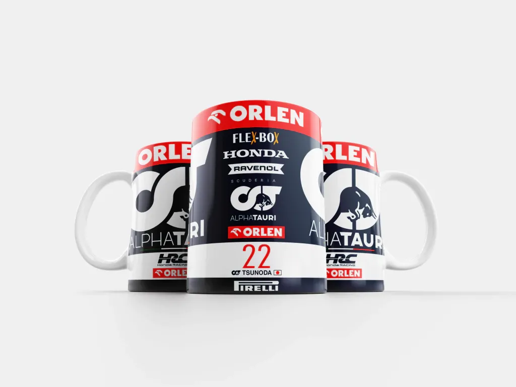 Taza Yuki Tsunoda Alpha Tauri Nº22 2023