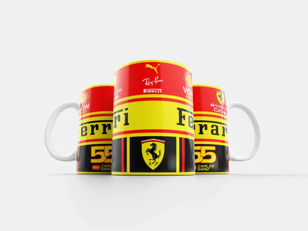 Taza Carlos Sainz Ferrari 2023 #02