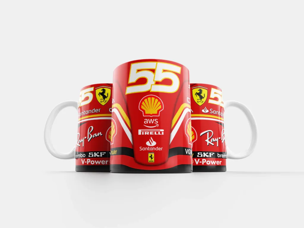 Taza Carlos Sainz Ferrari 2024 #01
