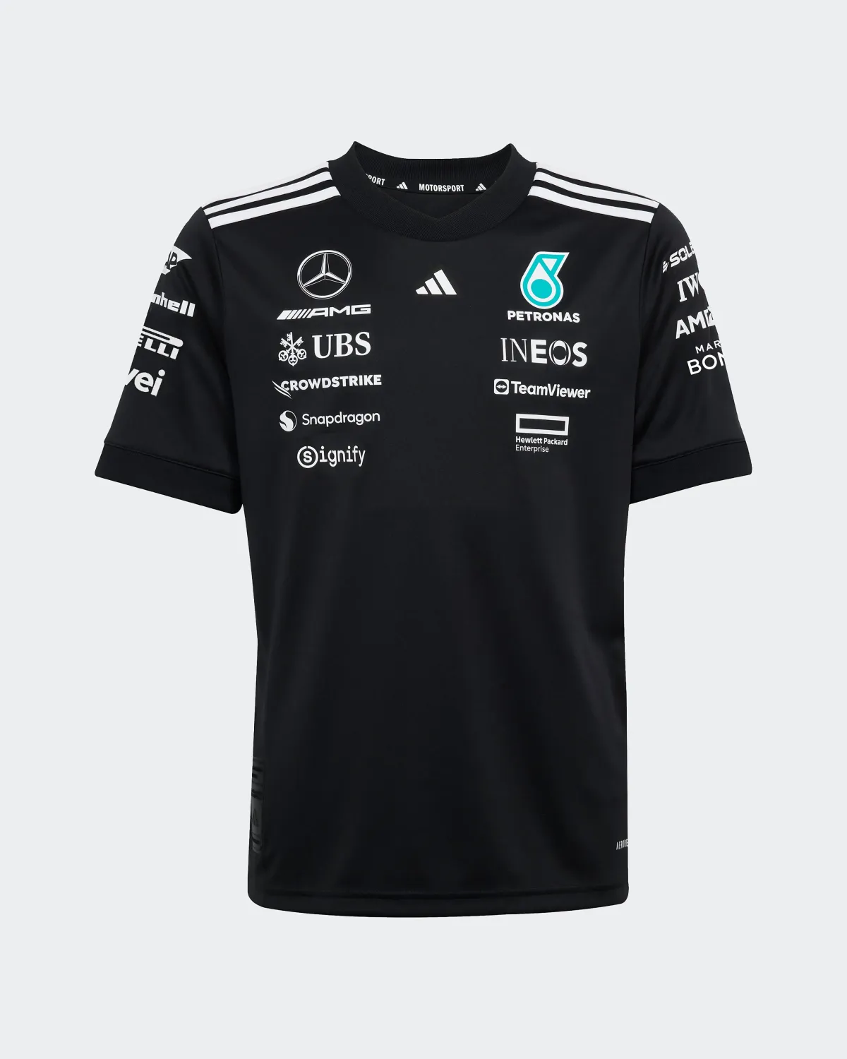 Playera Cuello Redondo Mercedes Replica 2025