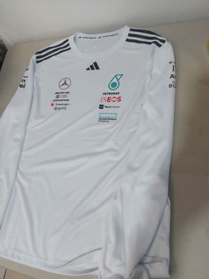 Playera manga larga Replica Mercedes