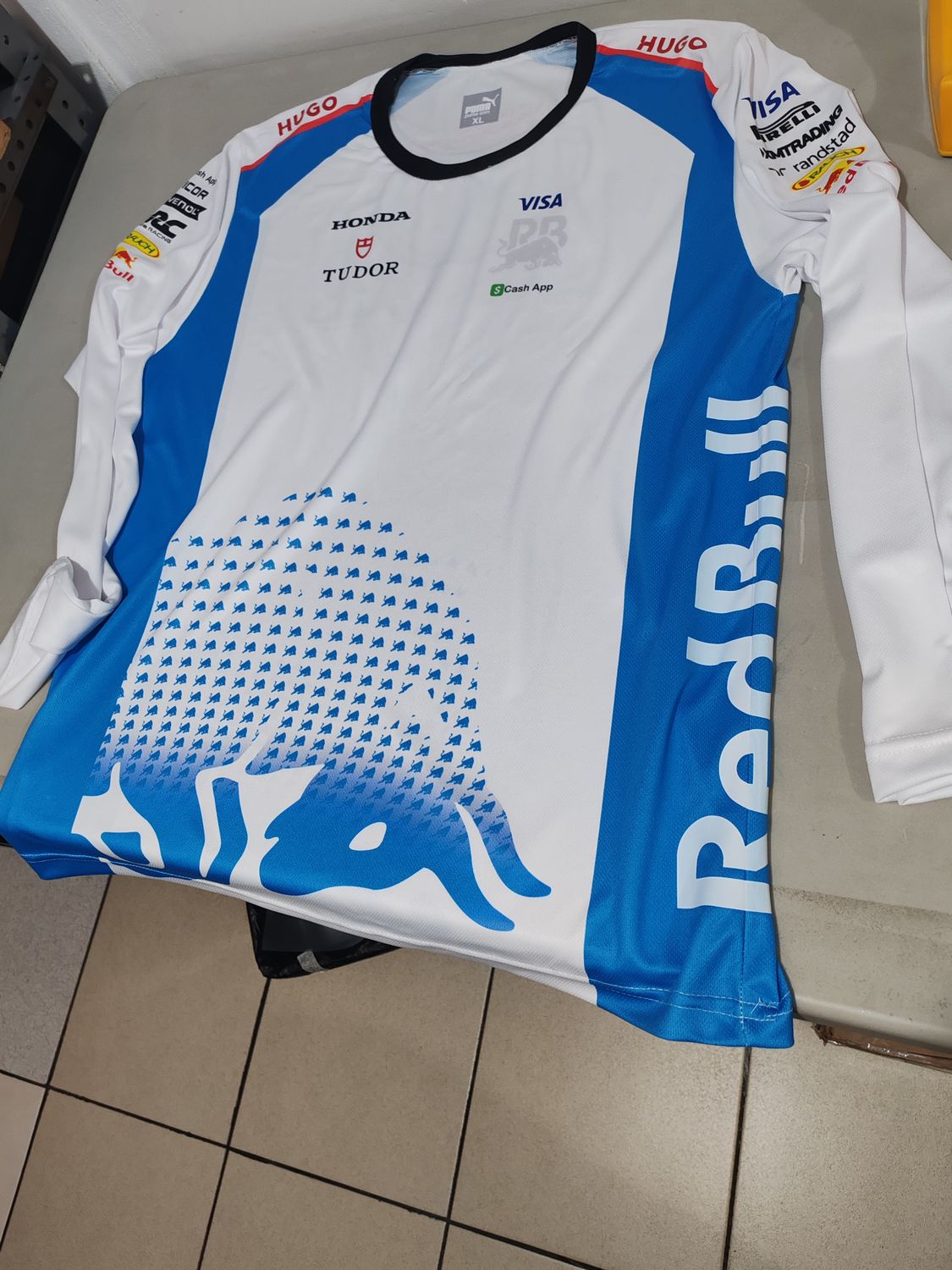 Playera manga larga Replica Visa 2025