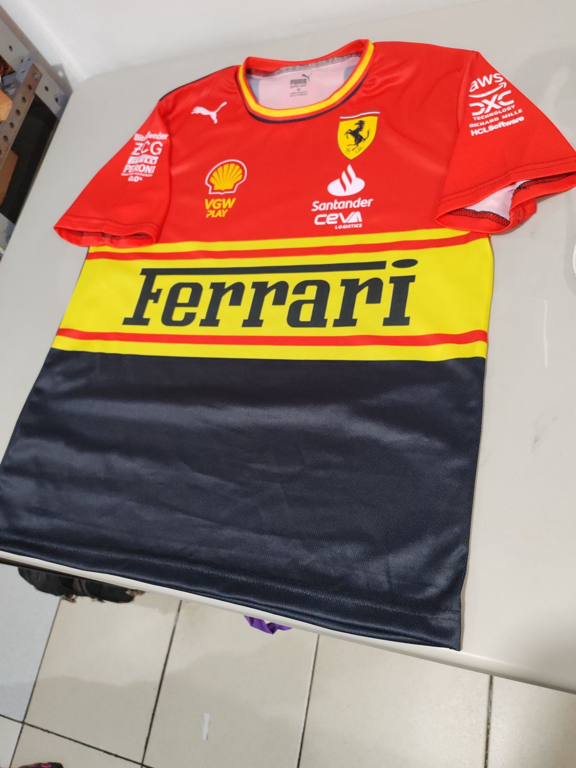 Playera Ferrari Réplica Monza