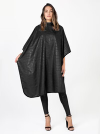 ALLIGATOR HIDE ALL PURPOSE CAPE - BLACK