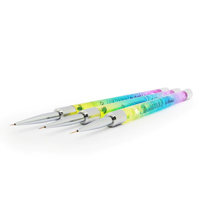 GB Rainbow Fine Detailer Brushes (3 Brushes)