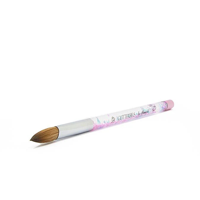 GB #14 Pinched Pastel Glitter Acrylic Brush