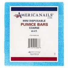 Americanails Disposable Mini Pumice Bars 40ct
