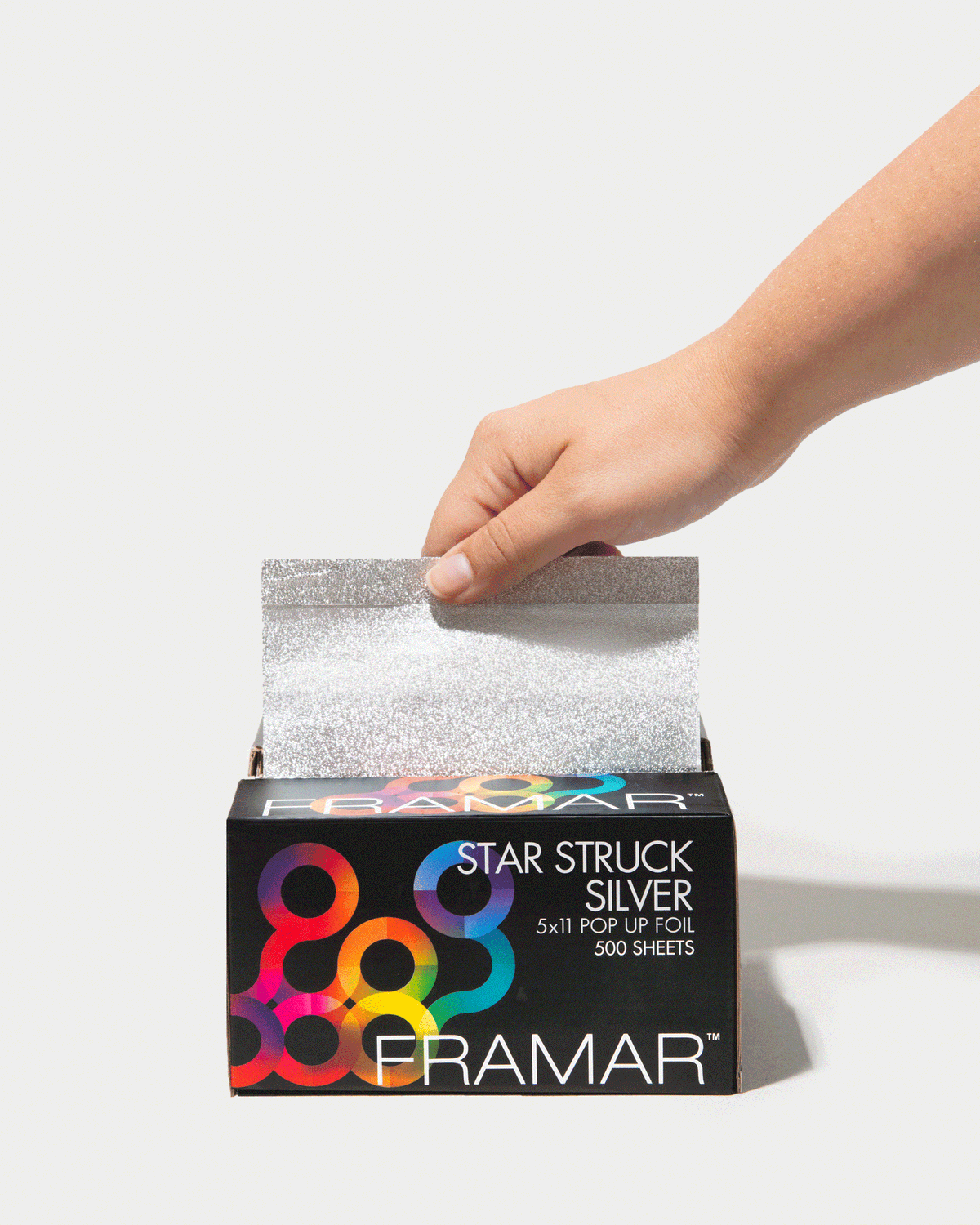 Framar 5x11 Pop Ups Star Struck Silver 500 Sheets