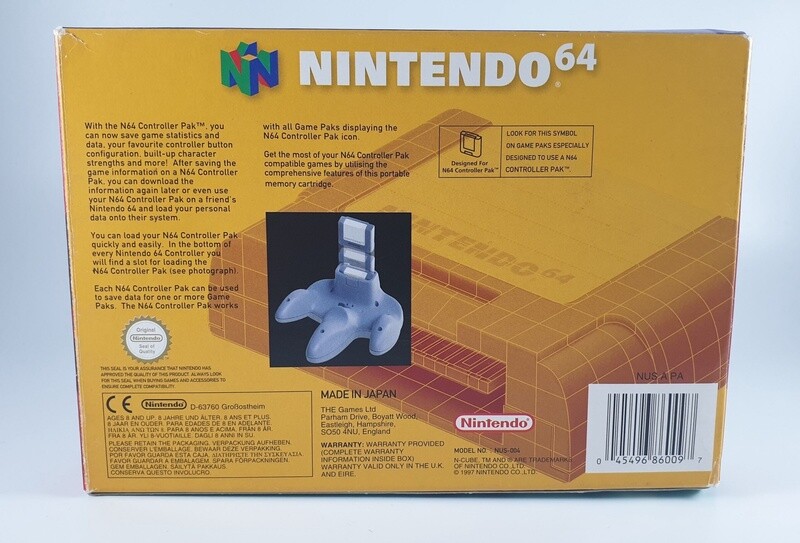 Nintendo 64 - Official Memory Pak - Boxed