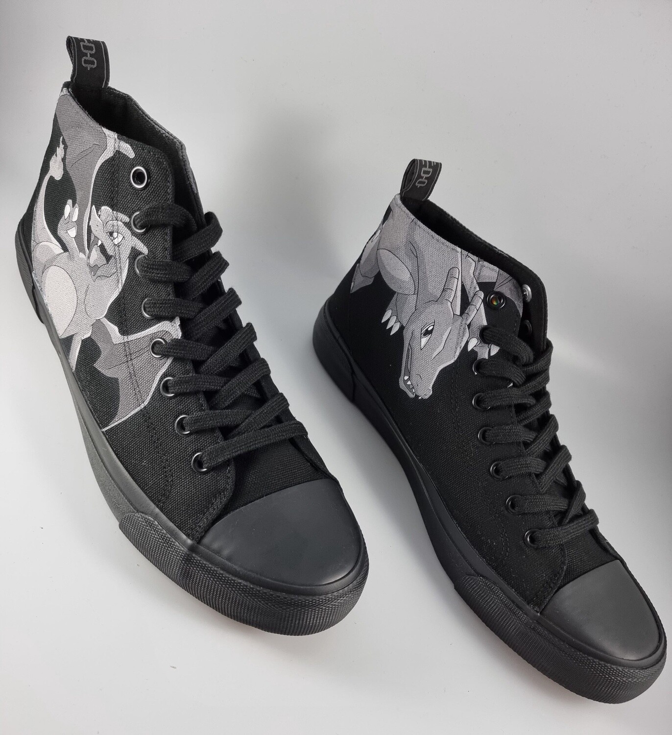 Akedo Pokémon Charizard - All Black Signature High Top Shoes - UK9 / EU43