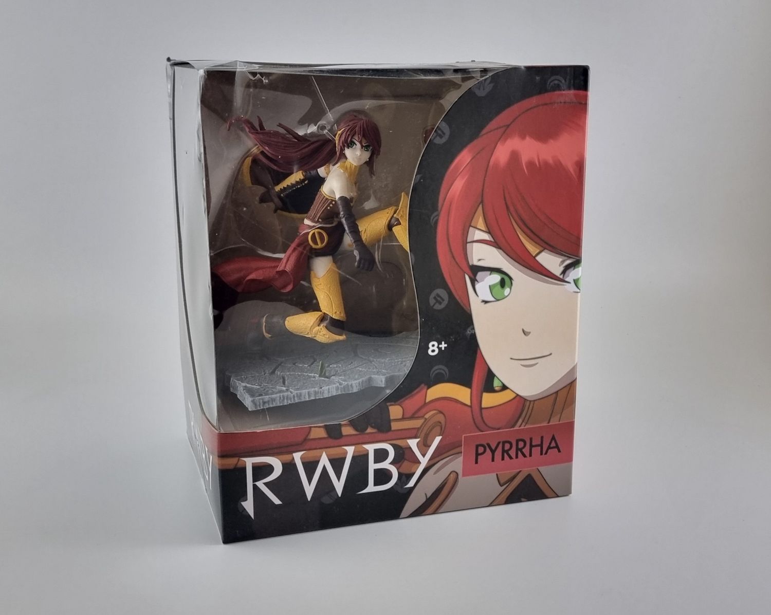 RWBY Pyrrha Figure - Rooster Teeth -Series 2 McFarlane Toys (Sealed, Damaged Box)