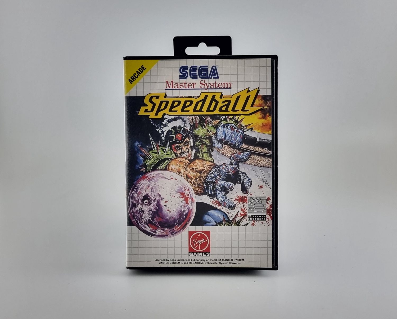 Speedball (Master System ver. 2) - Box with manual