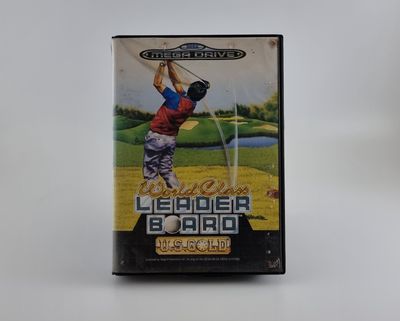 World Class Leader Board (Sega Megadrive) - Box and manual