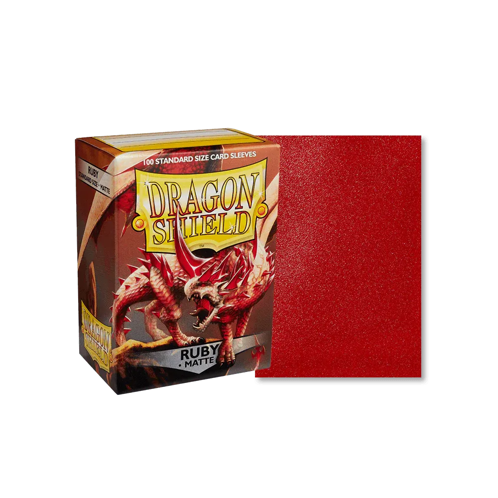 Dragonshield Matte Ruby - Standard
