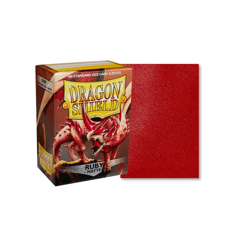 Dragonshield Matte Ruby - Standard
