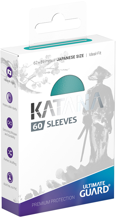 Ultimate Guard Katana - Japanese Size - Turquoise