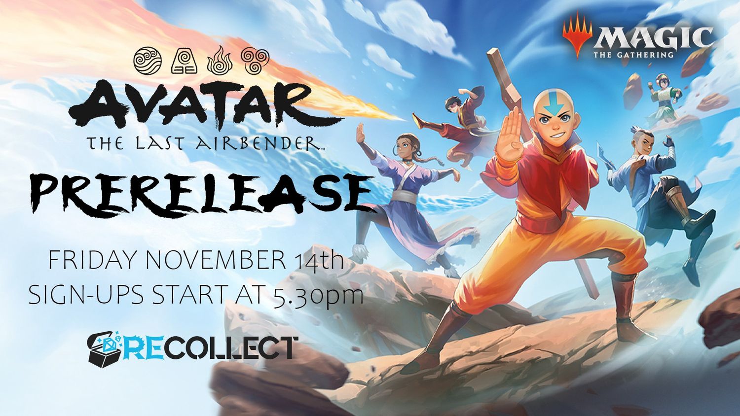 Magic the Gathering - Avatar: The Last Airbender - Prerelease - 14/11/12 - 6:00PM - Day1
