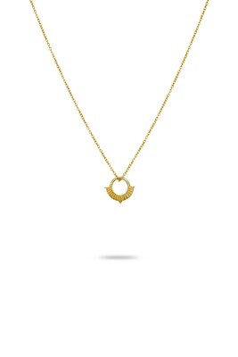 Gold Wren Necklace - 2445
